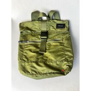 State Olive‎ Green Fold Over Backpack